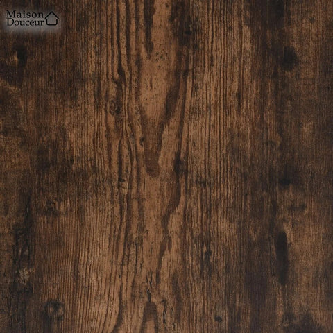 Table d'appoint carré en chêne fumé